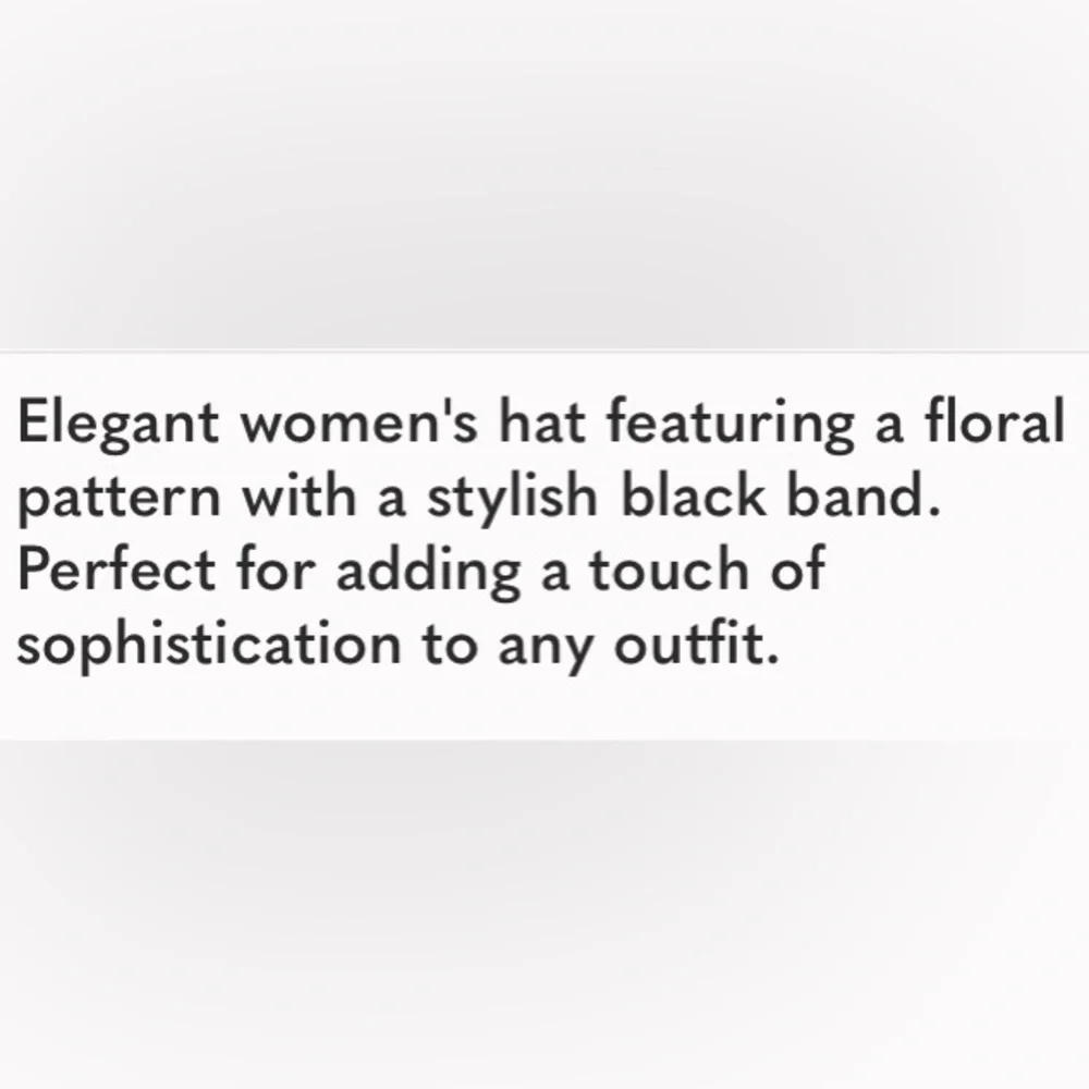 Cream Floral Retro Straw Brim Fedora Hat